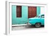 Cuba Fuerte Collection - Havana 109 Street Turquoise-Philippe Hugonnard-Framed Photographic Print