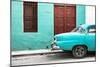 Cuba Fuerte Collection - Havana 109 Street Turquoise-Philippe Hugonnard-Mounted Photographic Print
