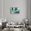 Cuba Fuerte Collection - Havana 109 Street Turquoise-Philippe Hugonnard-Framed Stretched Canvas displayed on a wall