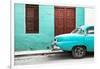 Cuba Fuerte Collection - Havana 109 Street Turquoise-Philippe Hugonnard-Framed Photographic Print