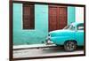 Cuba Fuerte Collection - Havana 109 Street Turquoise-Philippe Hugonnard-Framed Photographic Print