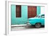 Cuba Fuerte Collection - Havana 109 Street Turquoise-Philippe Hugonnard-Framed Photographic Print