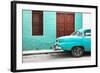 Cuba Fuerte Collection - Havana 109 Street Turquoise-Philippe Hugonnard-Framed Photographic Print