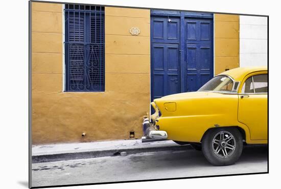 Cuba Fuerte Collection - Havana 109 Street Yellow-Philippe Hugonnard-Mounted Photographic Print