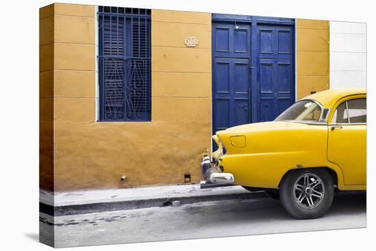 Cuba Fuerte Collection - Havana 109 Street Yellow-Philippe Hugonnard-Stretched Canvas
