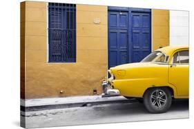 Cuba Fuerte Collection - Havana 109 Street Yellow-Philippe Hugonnard-Stretched Canvas