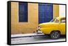 Cuba Fuerte Collection - Havana 109 Street Yellow-Philippe Hugonnard-Framed Stretched Canvas