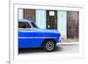 Cuba Fuerte Collection - Havana Blue Car-Philippe Hugonnard-Framed Photographic Print