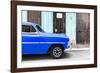 Cuba Fuerte Collection - Havana Blue Car-Philippe Hugonnard-Framed Photographic Print