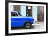 Cuba Fuerte Collection - Havana Blue Car-Philippe Hugonnard-Framed Photographic Print