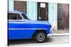 Cuba Fuerte Collection - Havana Blue Car-Philippe Hugonnard-Stretched Canvas