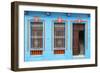 Cuba Fuerte Collection - Havana Blue Façade-Philippe Hugonnard-Framed Photographic Print