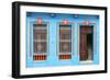 Cuba Fuerte Collection - Havana Blue Façade-Philippe Hugonnard-Framed Photographic Print