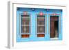 Cuba Fuerte Collection - Havana Blue Façade-Philippe Hugonnard-Framed Photographic Print