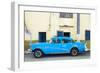 Cuba Fuerte Collection - Havana Classic American Blue Car-Philippe Hugonnard-Framed Photographic Print