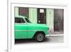 Cuba Fuerte Collection - Havana Green Car-Philippe Hugonnard-Framed Photographic Print