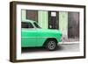 Cuba Fuerte Collection - Havana Green Car-Philippe Hugonnard-Framed Photographic Print