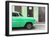 Cuba Fuerte Collection - Havana Green Car-Philippe Hugonnard-Framed Photographic Print