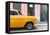 Cuba Fuerte Collection - Havana Orange Car-Philippe Hugonnard-Framed Stretched Canvas