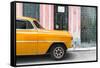 Cuba Fuerte Collection - Havana Orange Car-Philippe Hugonnard-Framed Stretched Canvas
