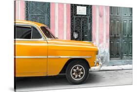 Cuba Fuerte Collection - Havana Orange Car-Philippe Hugonnard-Stretched Canvas