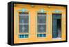 Cuba Fuerte Collection - Havana Orange Façade-Philippe Hugonnard-Framed Stretched Canvas