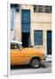 Cuba Fuerte Collection - Havana's Orange Vintage Car II-Philippe Hugonnard-Framed Photographic Print