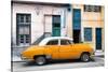 Cuba Fuerte Collection - Havana's Orange Vintage Car-Philippe Hugonnard-Stretched Canvas