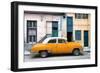 Cuba Fuerte Collection - Havana's Orange Vintage Car-Philippe Hugonnard-Framed Photographic Print