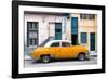 Cuba Fuerte Collection - Havana's Orange Vintage Car-Philippe Hugonnard-Framed Photographic Print