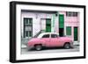 Cuba Fuerte Collection - Havana's Pink Vintage Car-Philippe Hugonnard-Framed Photographic Print