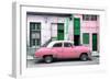 Cuba Fuerte Collection - Havana's Pink Vintage Car-Philippe Hugonnard-Framed Photographic Print