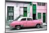 Cuba Fuerte Collection - Havana's Pink Vintage Car-Philippe Hugonnard-Mounted Photographic Print