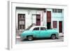 Cuba Fuerte Collection - Havana's Turquoise Vintage Car-Philippe Hugonnard-Framed Photographic Print