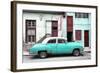Cuba Fuerte Collection - Havana's Turquoise Vintage Car-Philippe Hugonnard-Framed Photographic Print