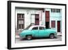 Cuba Fuerte Collection - Havana's Turquoise Vintage Car-Philippe Hugonnard-Framed Photographic Print