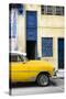 Cuba Fuerte Collection - Havana's Yellow Vintage Car II-Philippe Hugonnard-Stretched Canvas