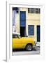 Cuba Fuerte Collection - Havana's Yellow Vintage Car II-Philippe Hugonnard-Framed Photographic Print