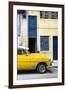 Cuba Fuerte Collection - Havana's Yellow Vintage Car II-Philippe Hugonnard-Framed Photographic Print