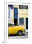 Cuba Fuerte Collection - Havana's Yellow Vintage Car II-Philippe Hugonnard-Framed Photographic Print