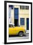 Cuba Fuerte Collection - Havana's Yellow Vintage Car II-Philippe Hugonnard-Framed Photographic Print