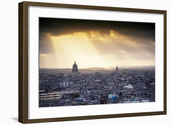 Cuba Fuerte Collection - Havana Sunrise-Philippe Hugonnard-Framed Photographic Print