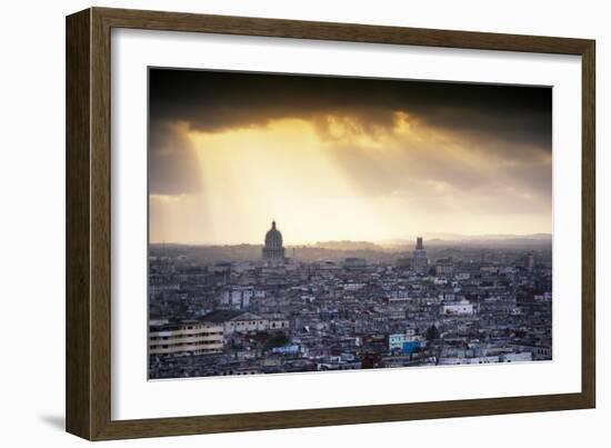 Cuba Fuerte Collection - Havana Sunrise-Philippe Hugonnard-Framed Photographic Print