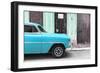 Cuba Fuerte Collection - Havana Turquoise Car-Philippe Hugonnard-Framed Photographic Print