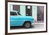 Cuba Fuerte Collection - Havana Turquoise Car-Philippe Hugonnard-Framed Photographic Print