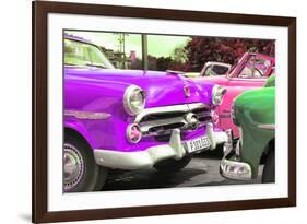 Cuba Fuerte Collection - Havana Vintage Classic Cars II-Philippe Hugonnard-Framed Photographic Print