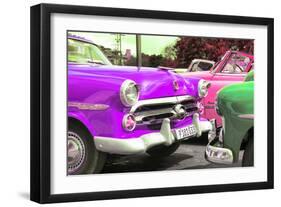 Cuba Fuerte Collection - Havana Vintage Classic Cars II-Philippe Hugonnard-Framed Photographic Print