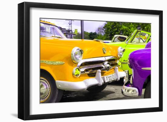 Cuba Fuerte Collection - Havana Vintage Classic Cars III-Philippe Hugonnard-Framed Photographic Print