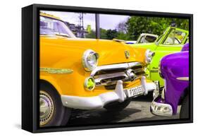 Cuba Fuerte Collection - Havana Vintage Classic Cars III-Philippe Hugonnard-Framed Stretched Canvas