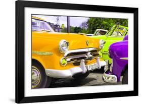 Cuba Fuerte Collection - Havana Vintage Classic Cars III-Philippe Hugonnard-Framed Photographic Print